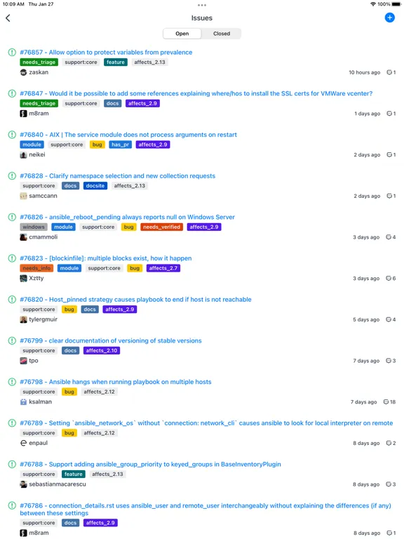 Captures d'écran de PPHub For GitHub - Developer iPad 