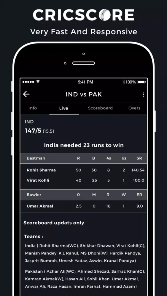 صور Cricket Live Line - CricScore