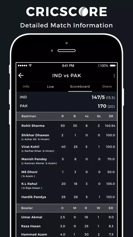 صور Cricket Live Line - CricScore