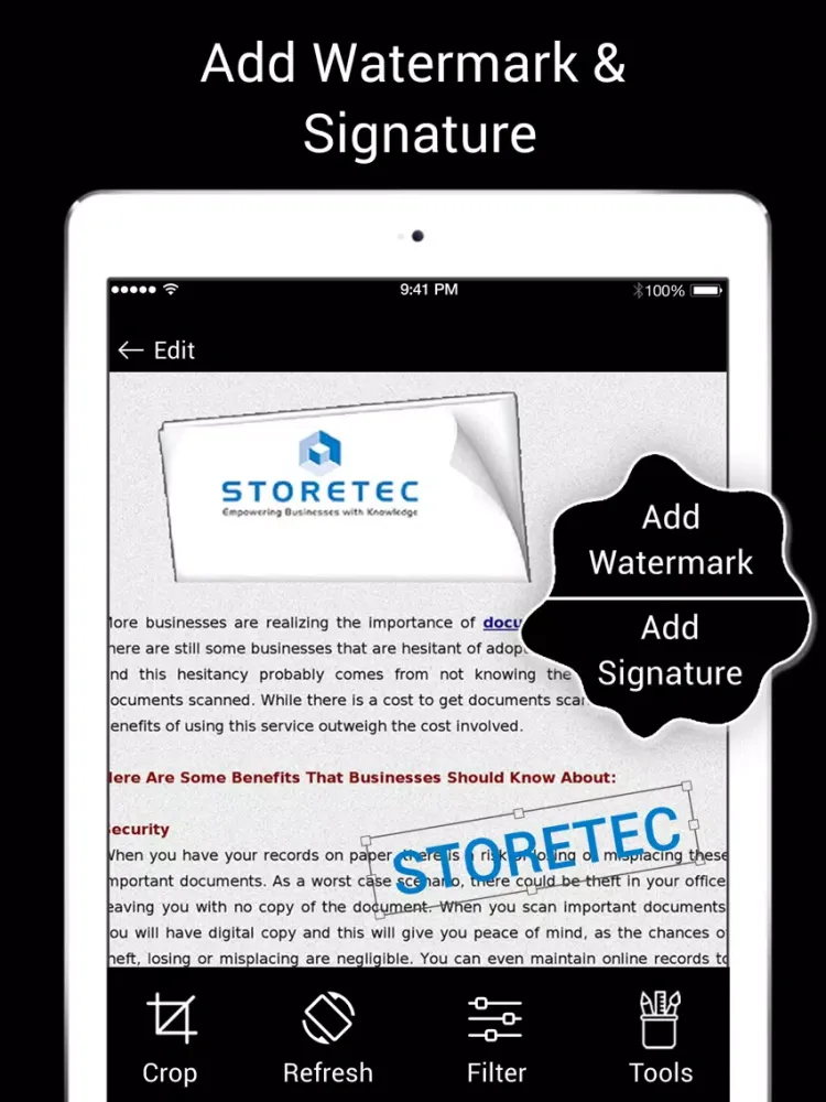 Camscan - PDF Scan iPad  Ekran Görüntüleri