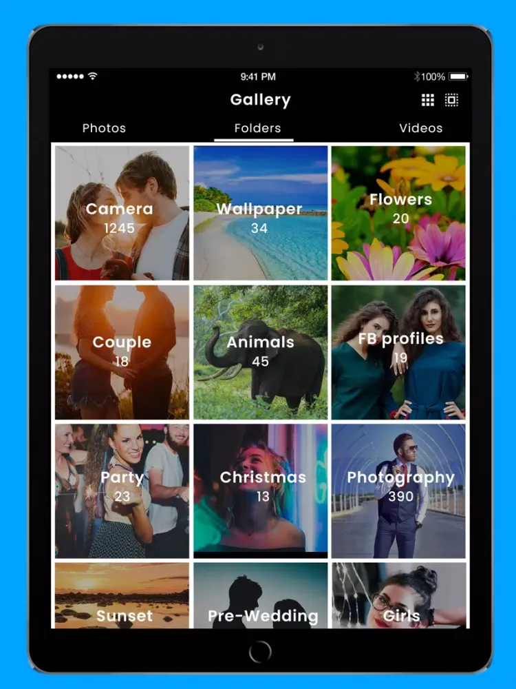 Zrzuty ekranu Photo Gallery : Gallery X iPad 