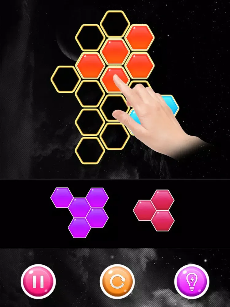 Captures d'écran de Hexes Bomb! Block Puzzle Game iPad 