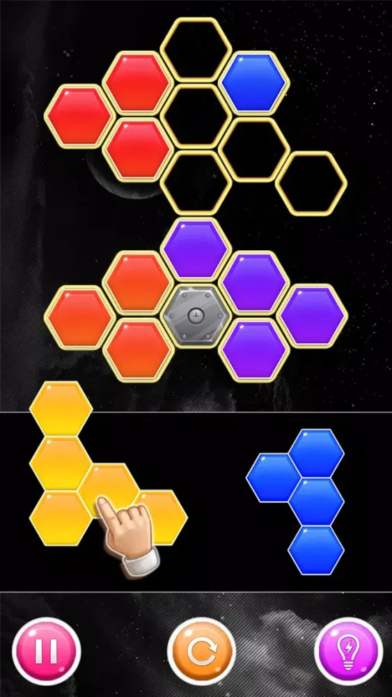 Captures d'écran de Hexes Bomb! Block Puzzle Game