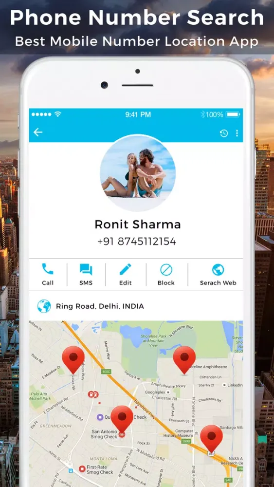 Phone Number Search & Location Screenshots