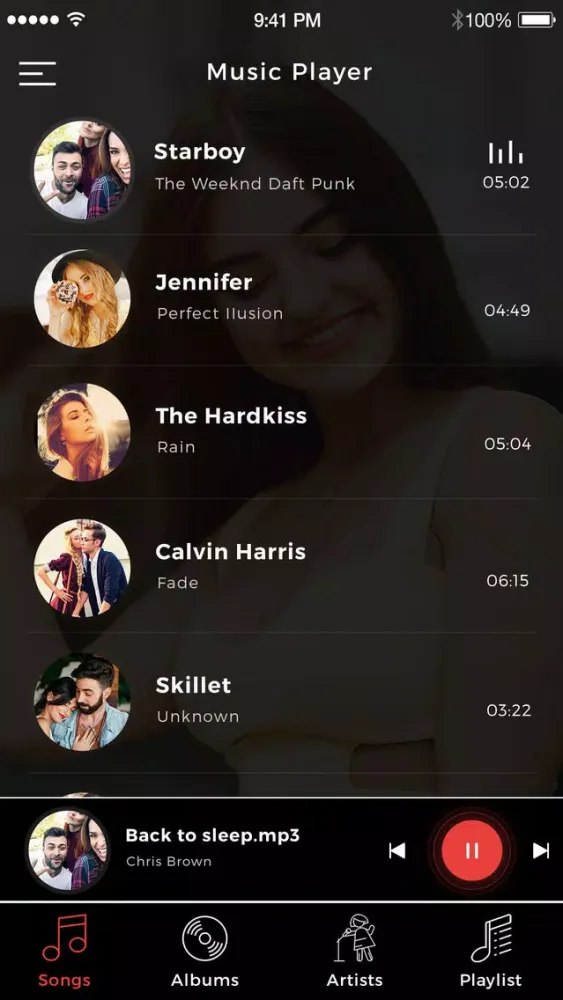 Ảnh chụp màn hình của Play Music for iPhone!