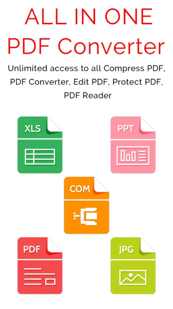 PDF Converter and PDF Reader سکرین شاٹس