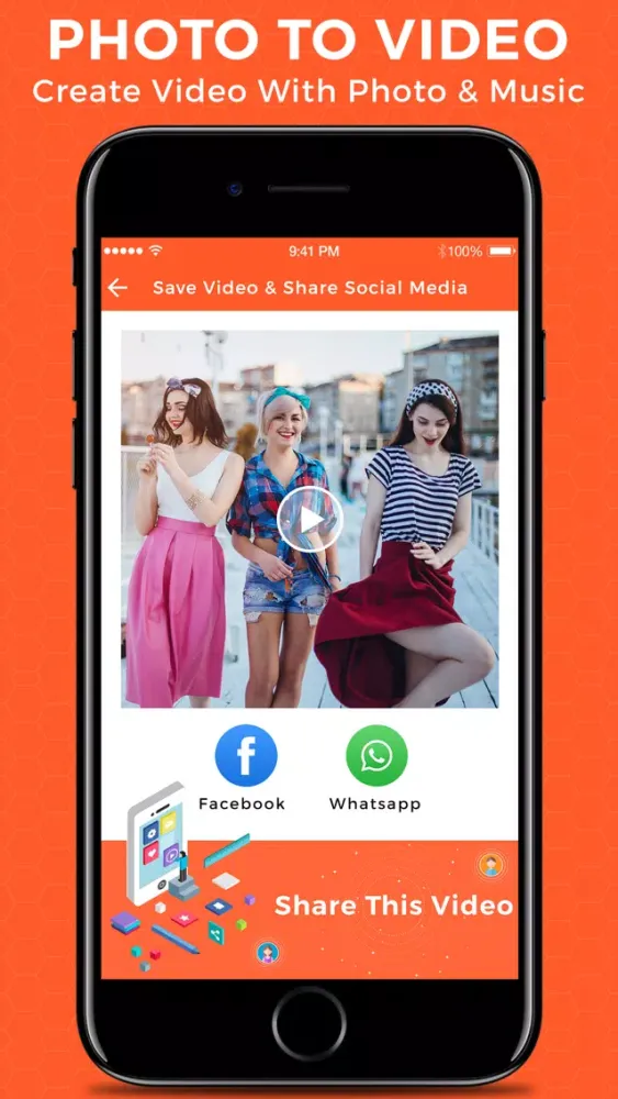 ภาพหน้าจอของ Convert Photo To Video