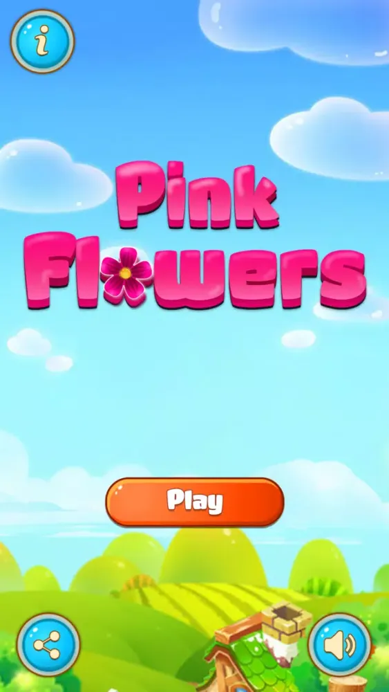 Pink Flower Puzzle Game Ekran Görüntüleri