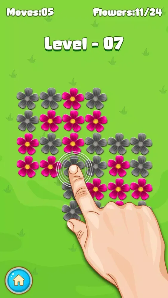 Pink Flower Puzzle Game Ekran Görüntüleri