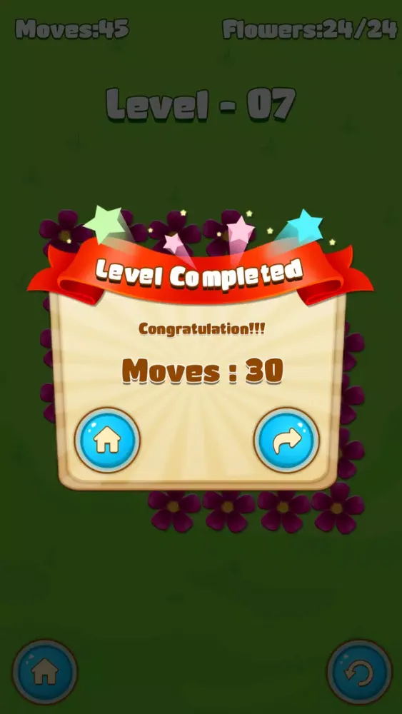 Pink Flower Puzzle Game Ekran Görüntüleri