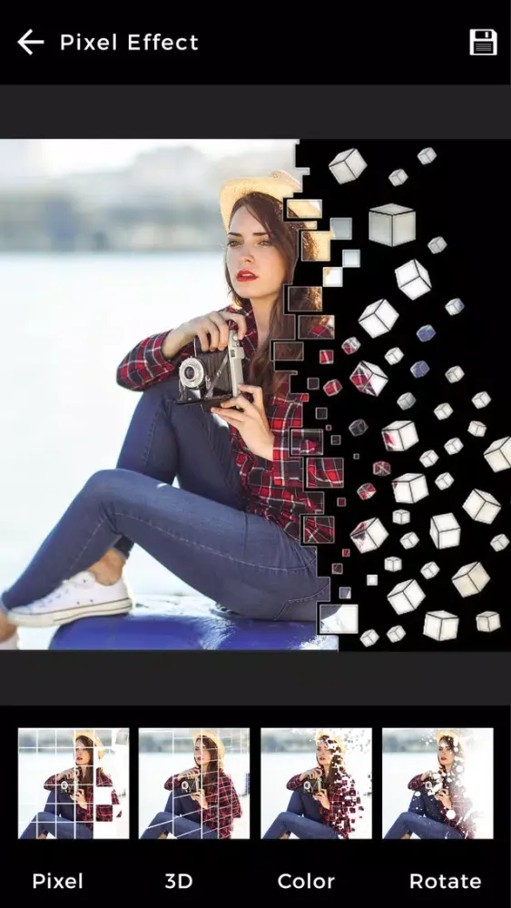 تصاویر Pixel Effect & 3D Effect Photo