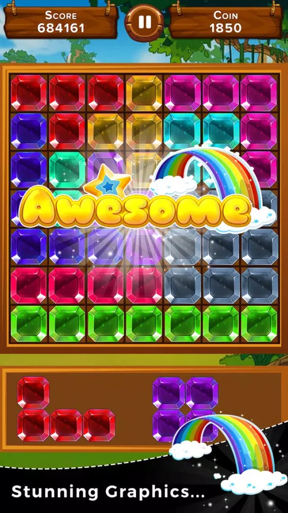 Classic Block Puzzle Jewel 스크린샷