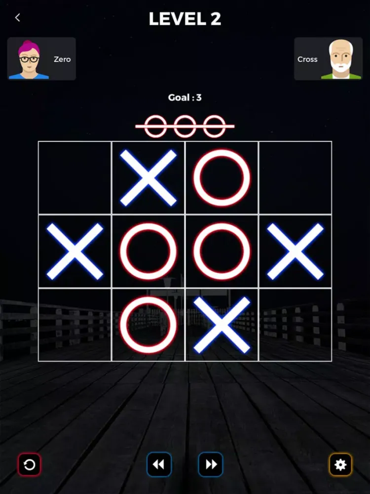 Tic Tac Toe Glowing iPad  Ekran Görüntüleri