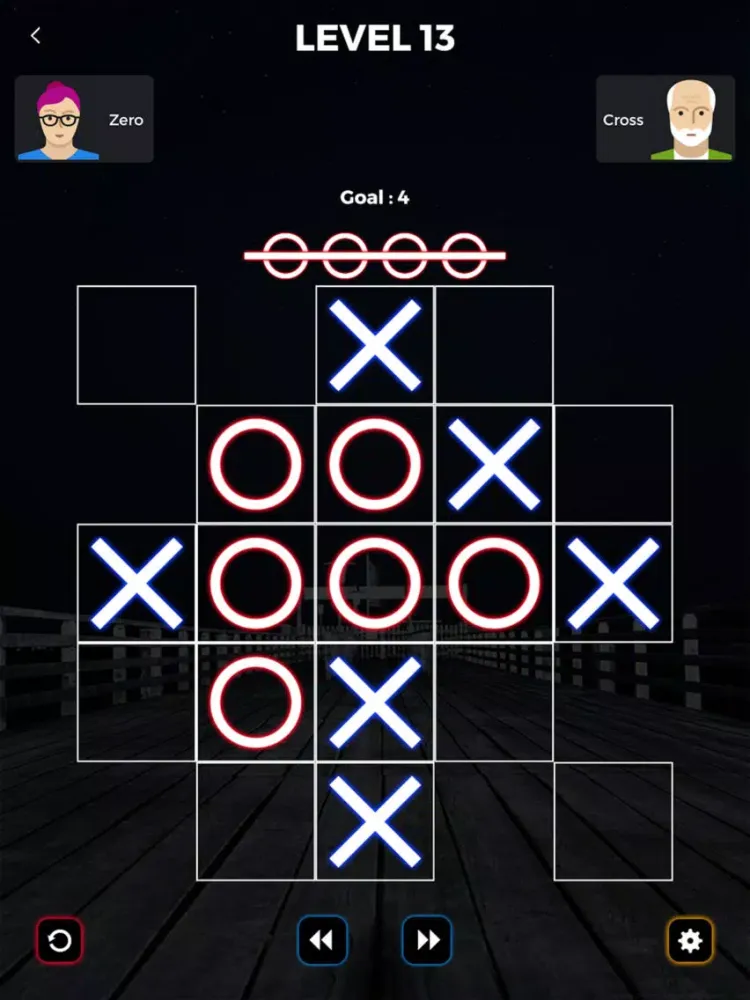 Tic Tac Toe Glowing iPad  Ekran Görüntüleri