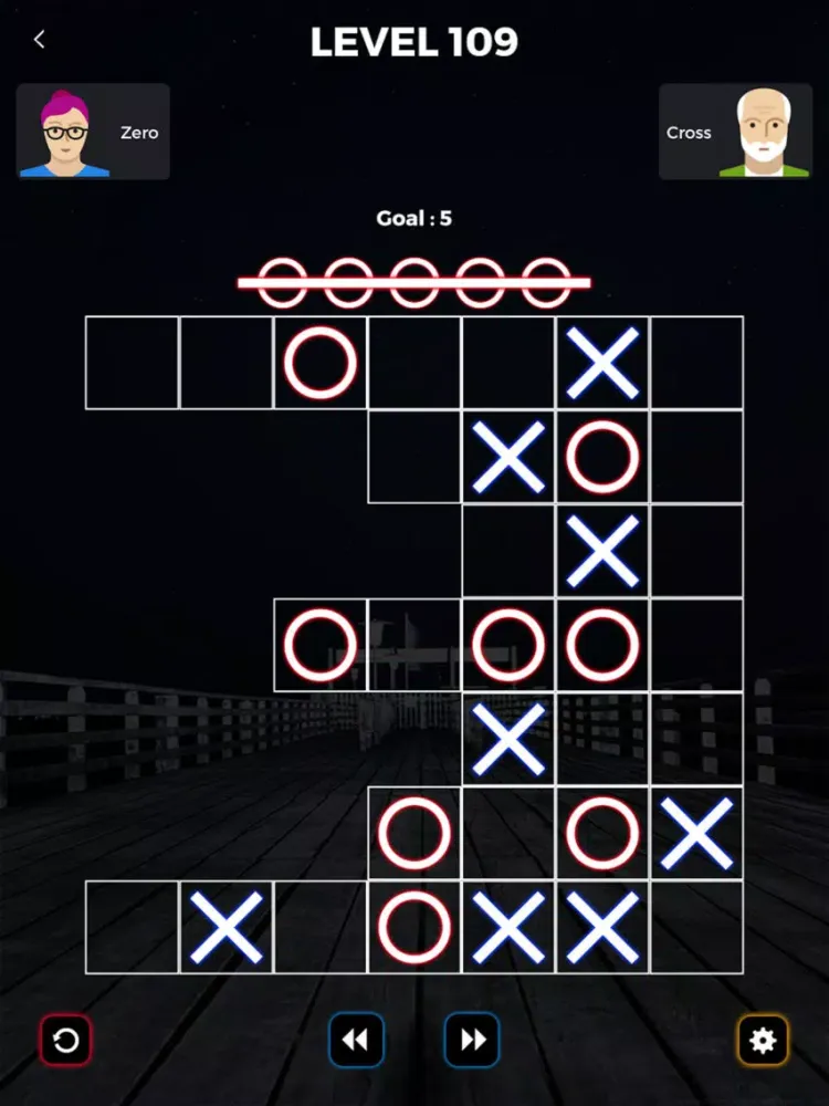 Tic Tac Toe Glowing iPad  Ekran Görüntüleri