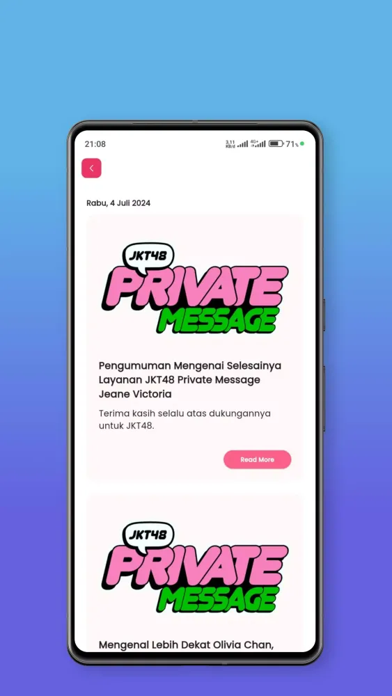 JKT48 PM應用截圖