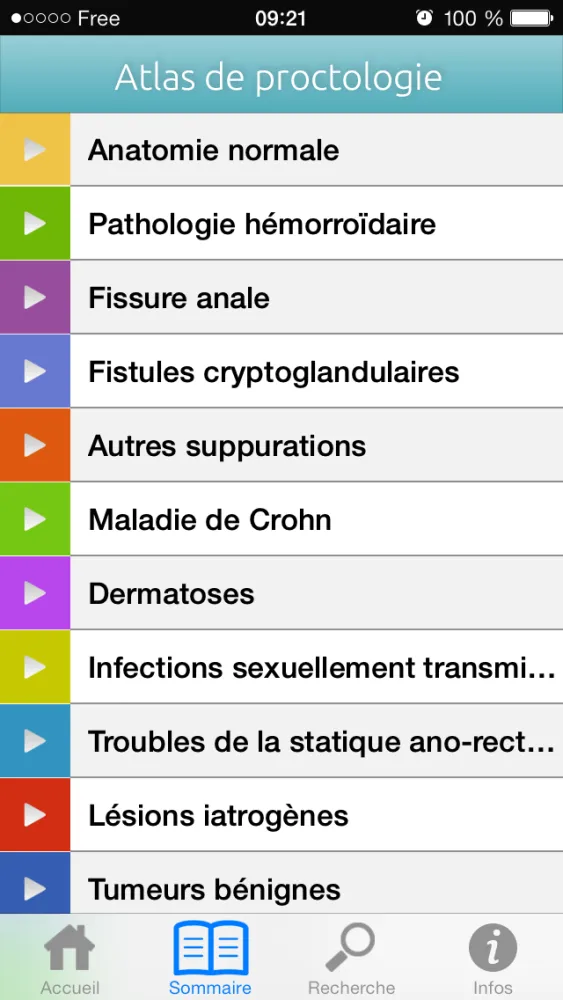 Atlas de proctologie سکرین شاٹس