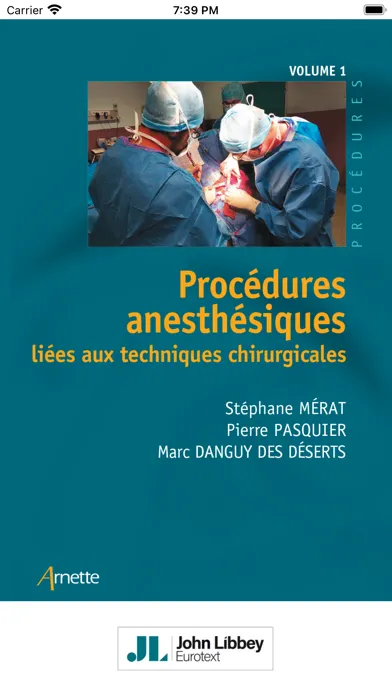 Procédures anesthésiques vol 1應用截圖