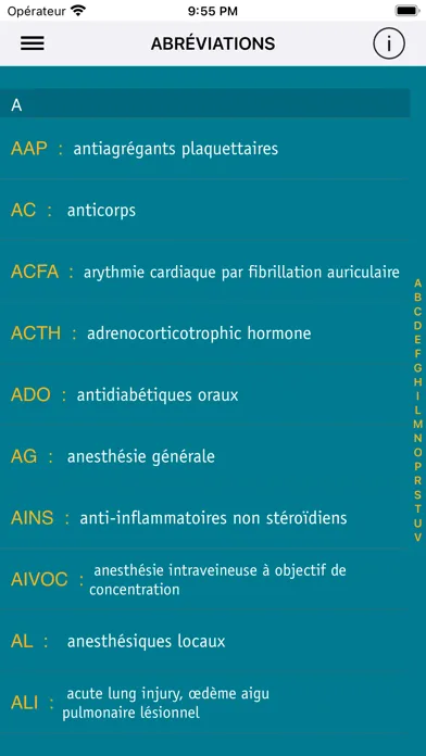 Zrzuty ekranu Procédures anesthésiques vol 2