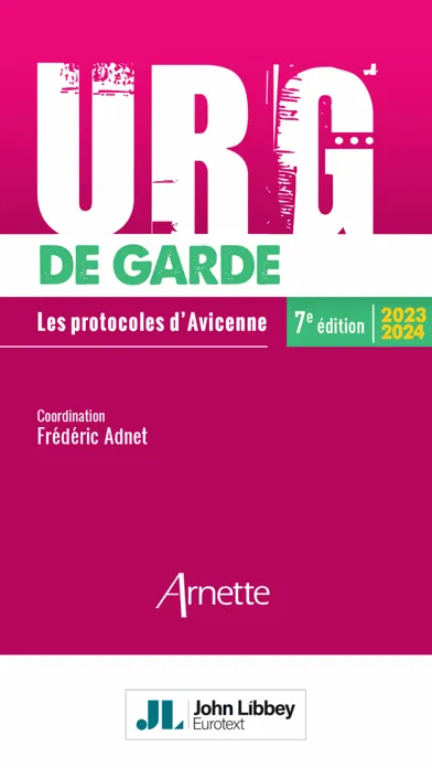 Capturas de tela do Urg' de garde 2023-2024