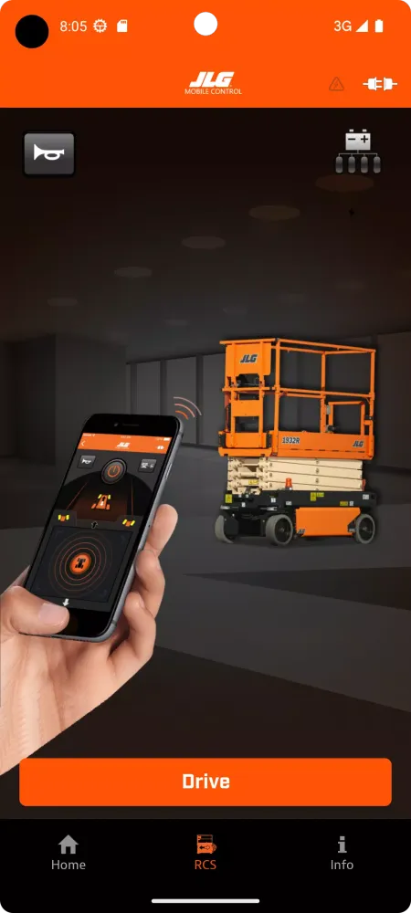 Скриншоты JLG Mobile Control