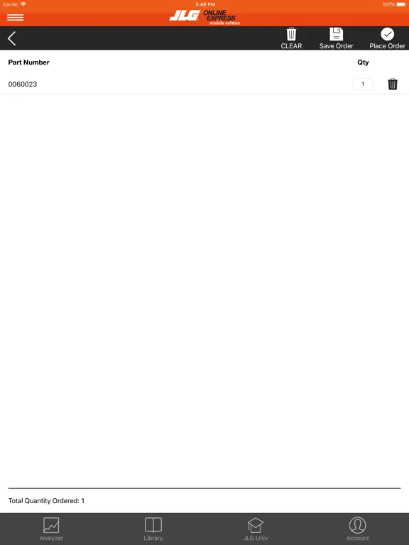Скриншоты JLG Online Express Mobile iPad 