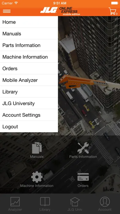 Скриншоты JLG Online Express Mobile