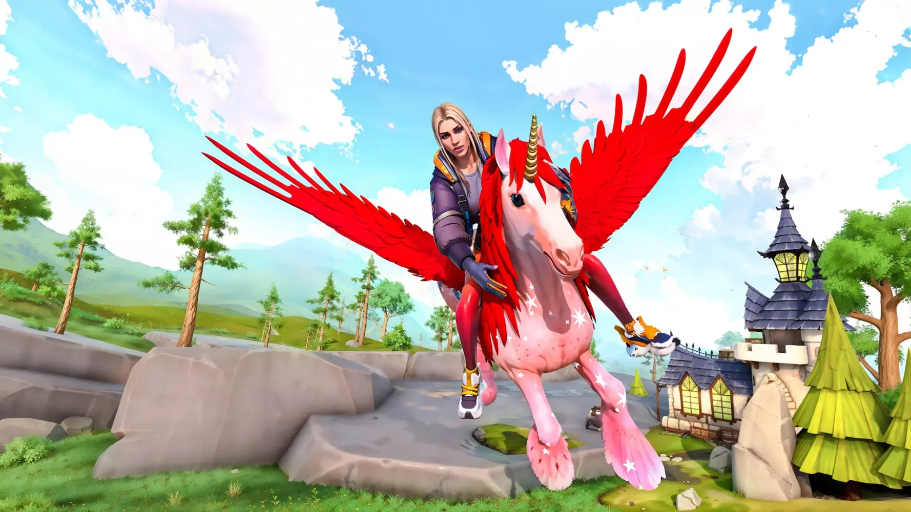 Flying Unicorn Horse Riding Screenshots