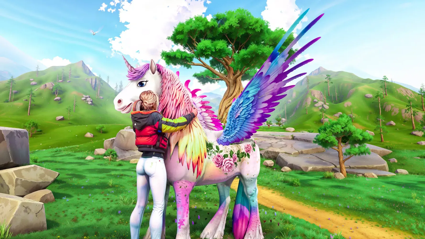 Flying Unicorn Horse Riding Screenshots