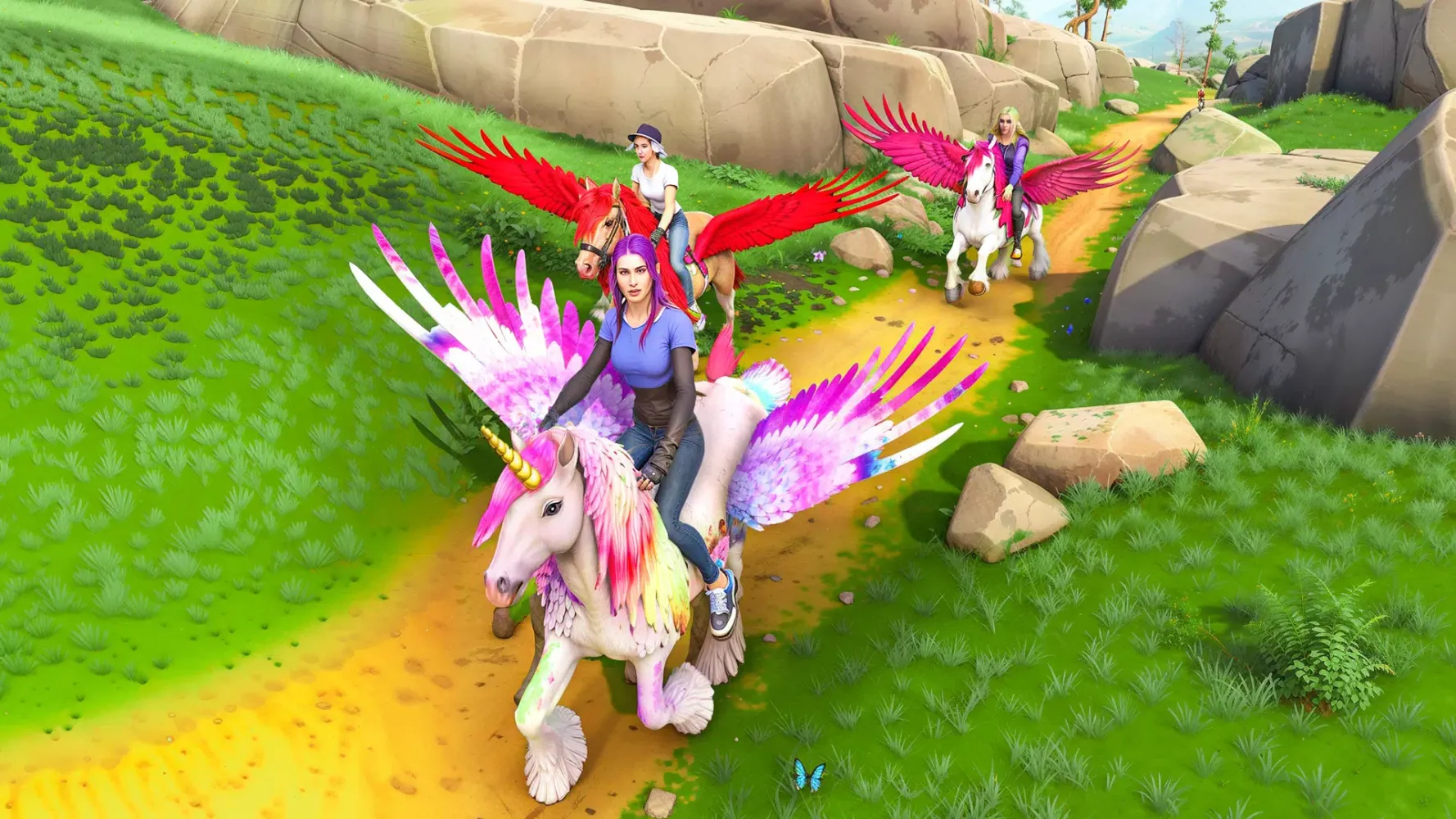 Flying Unicorn Horse Riding Screenshots