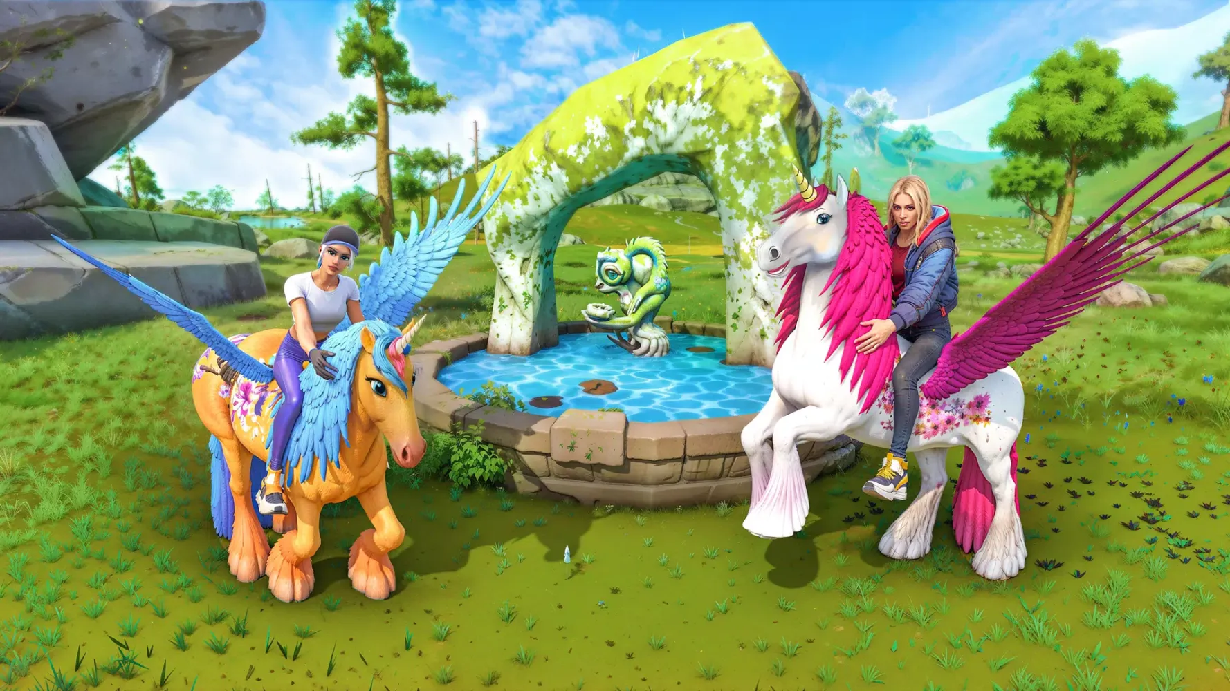 Flying Unicorn Horse Riding Screenshots