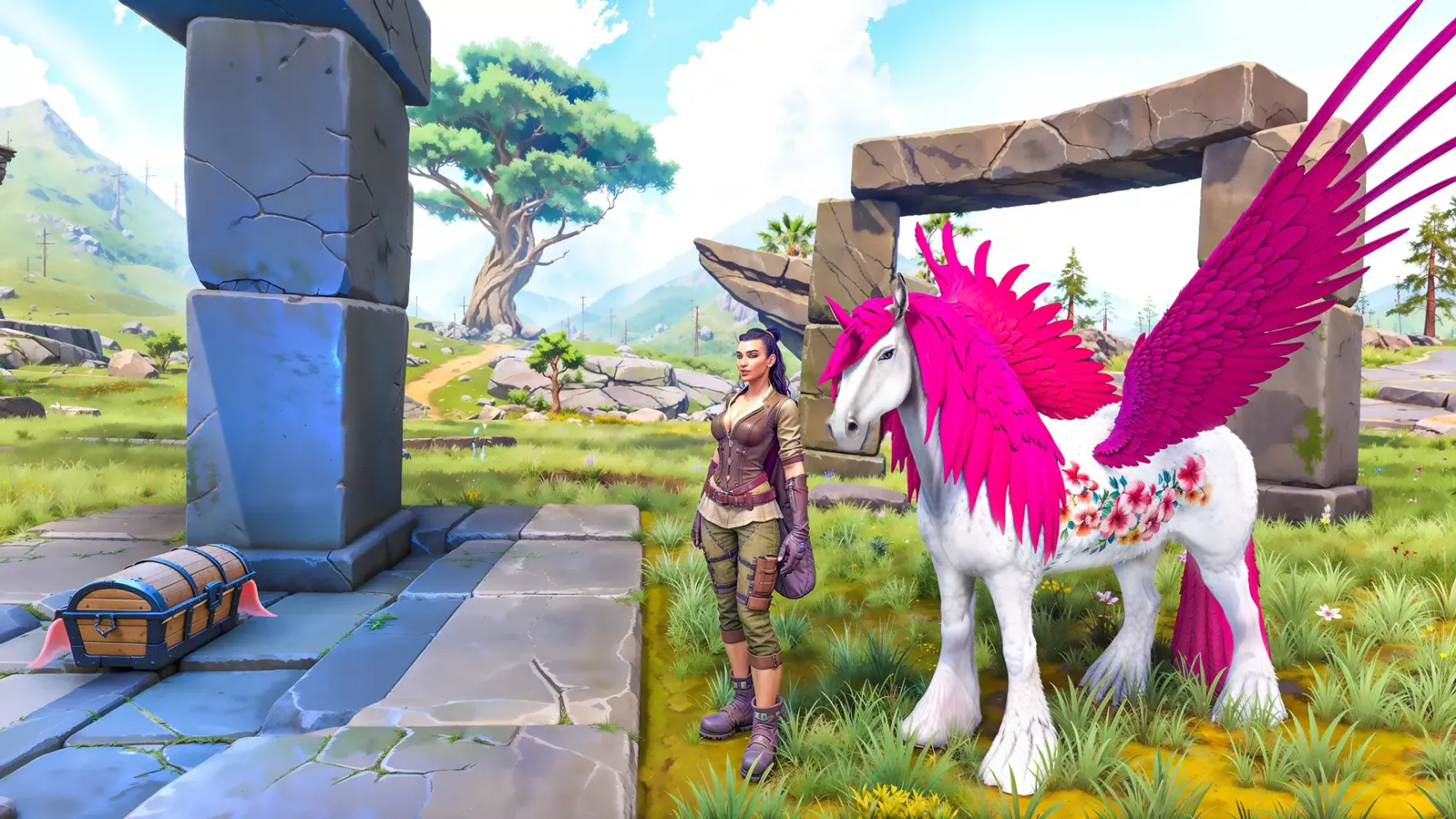 Flying Unicorn Horse Riding Screenshots