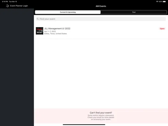 JLL AM Events iPad  سکرین شاٹس
