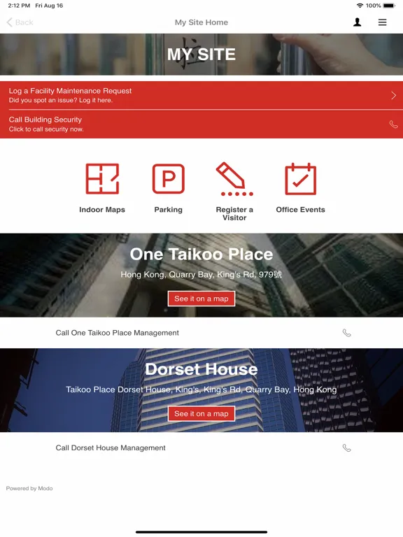 JLL Office iPad  스크린샷