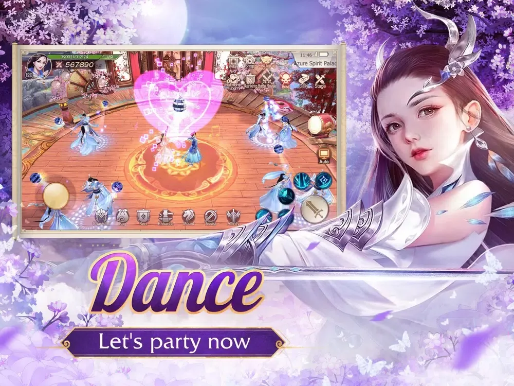 Ảnh chụp màn hình của Jade Sword iPad