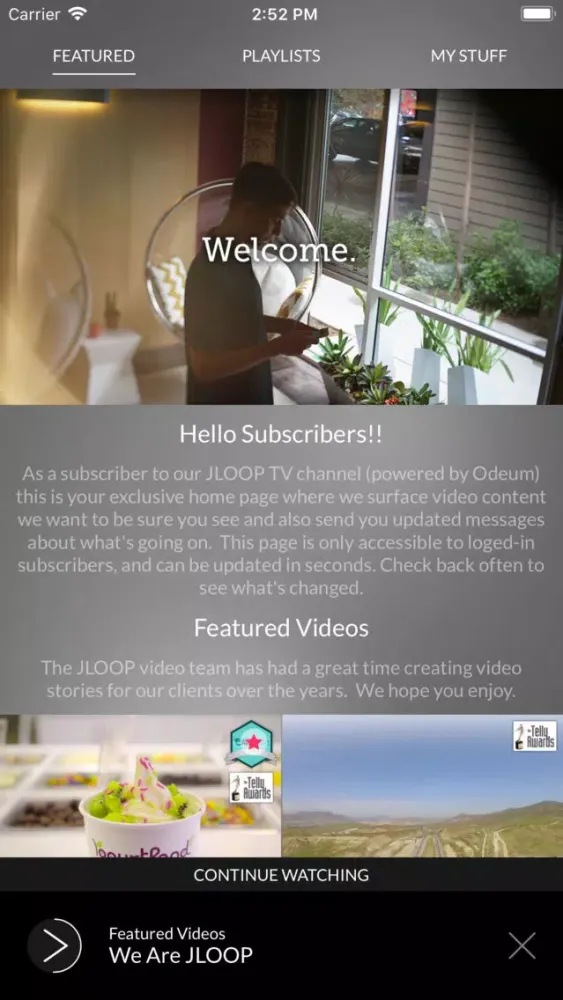 Screenshot di JLOOP TV