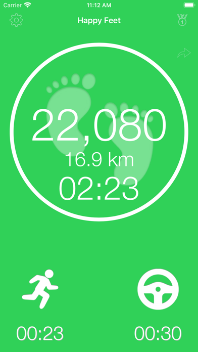 Happy Feet - motion tracking应用截图
