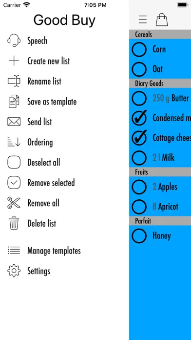 Capturas de tela do Good Buy - the shopping list