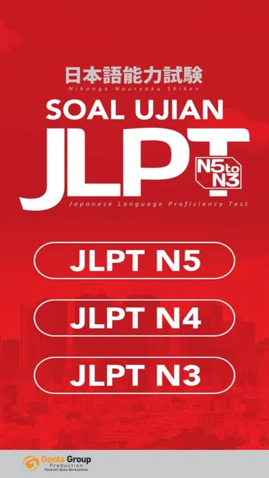 ภาพหน้าจอของ Simulasi JLPT N5-N3