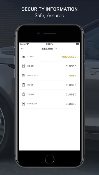 Screenshot di Land Rover Remote
