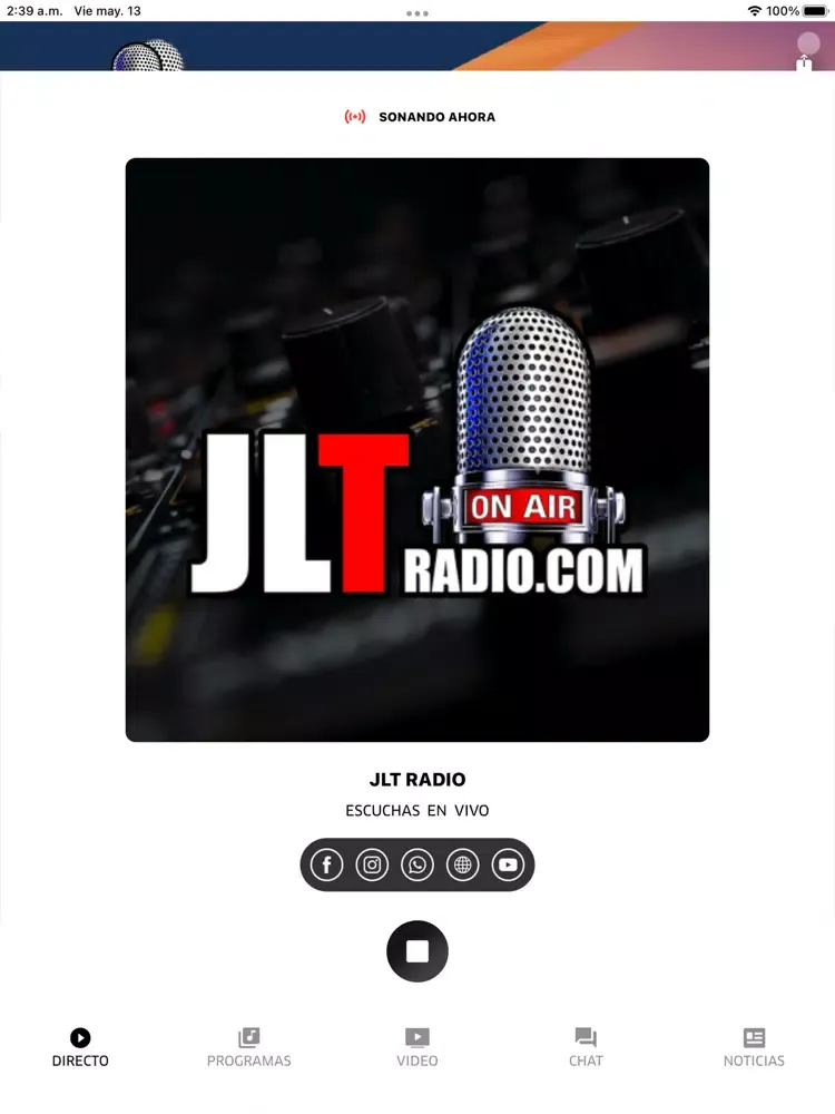 JLT Radio iPad  Ekran Görüntüleri