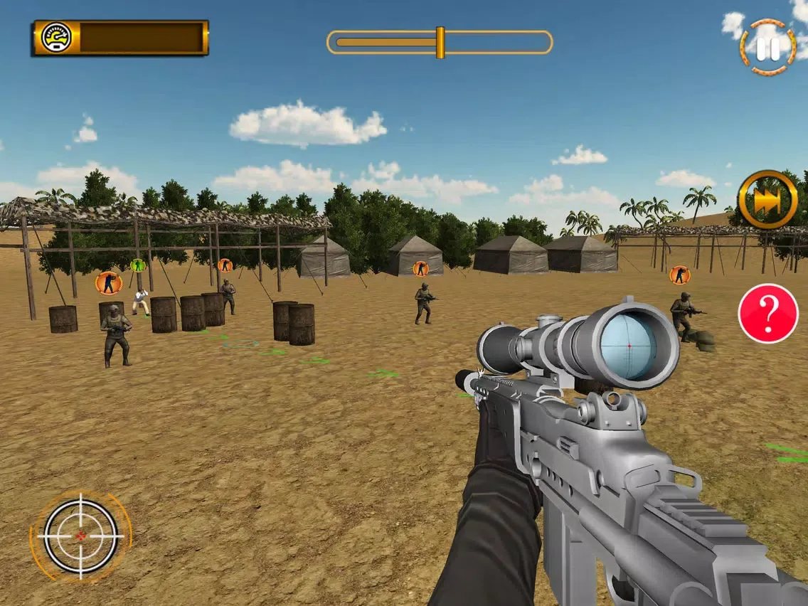 Critical Shot Sniper: Combat Shooting Game iPad  سکرین شاٹس