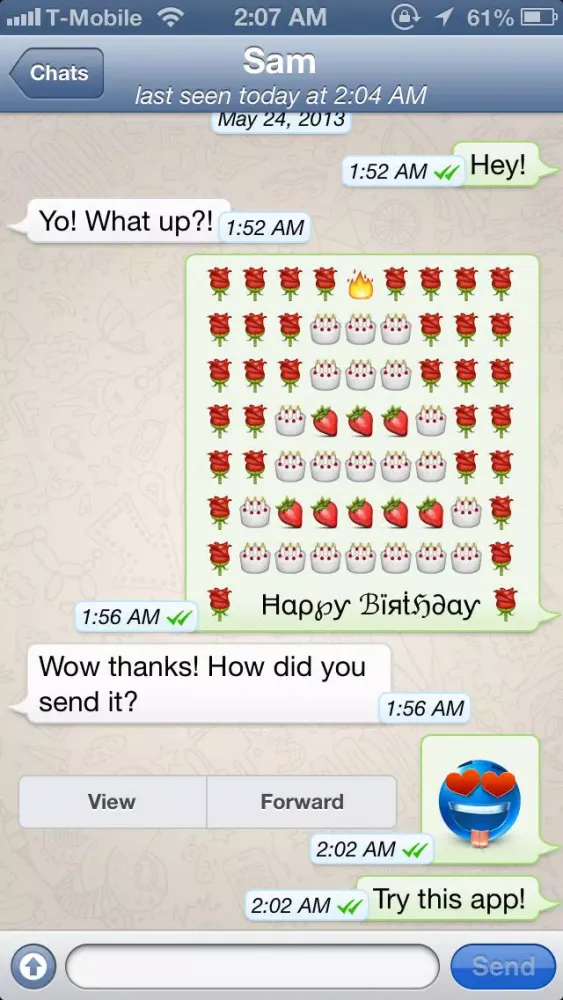 تصاویر EmojiArt for Messengers, SMS, MMS and others