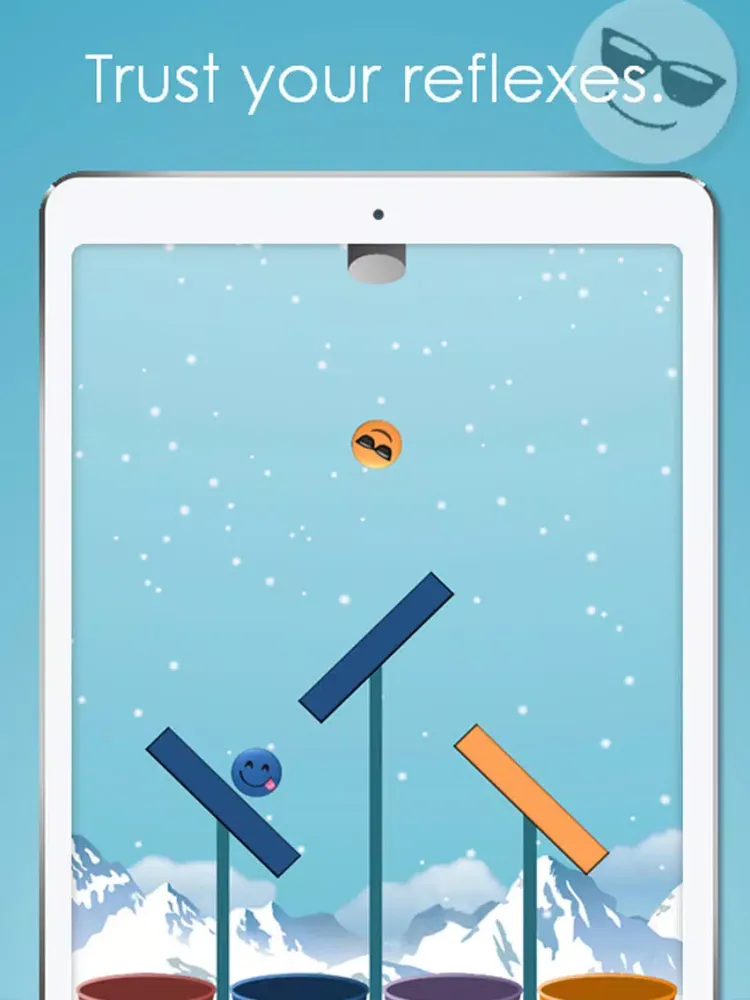 Emoji Free Fall iPad 应用截图