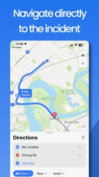 Capturas de pantalla de Towing Job Alerts | Tow Truck