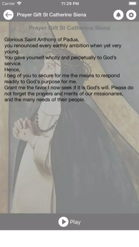 Prayer Gift St Catherine Siena Screenshots
