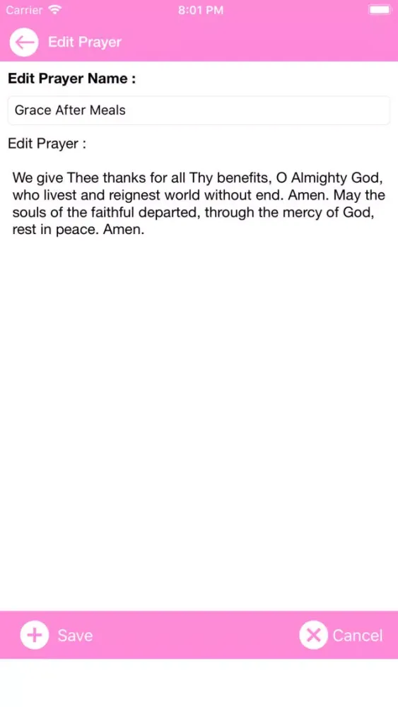 Tangkapan skrin Prayer To Your Guardian Angel
