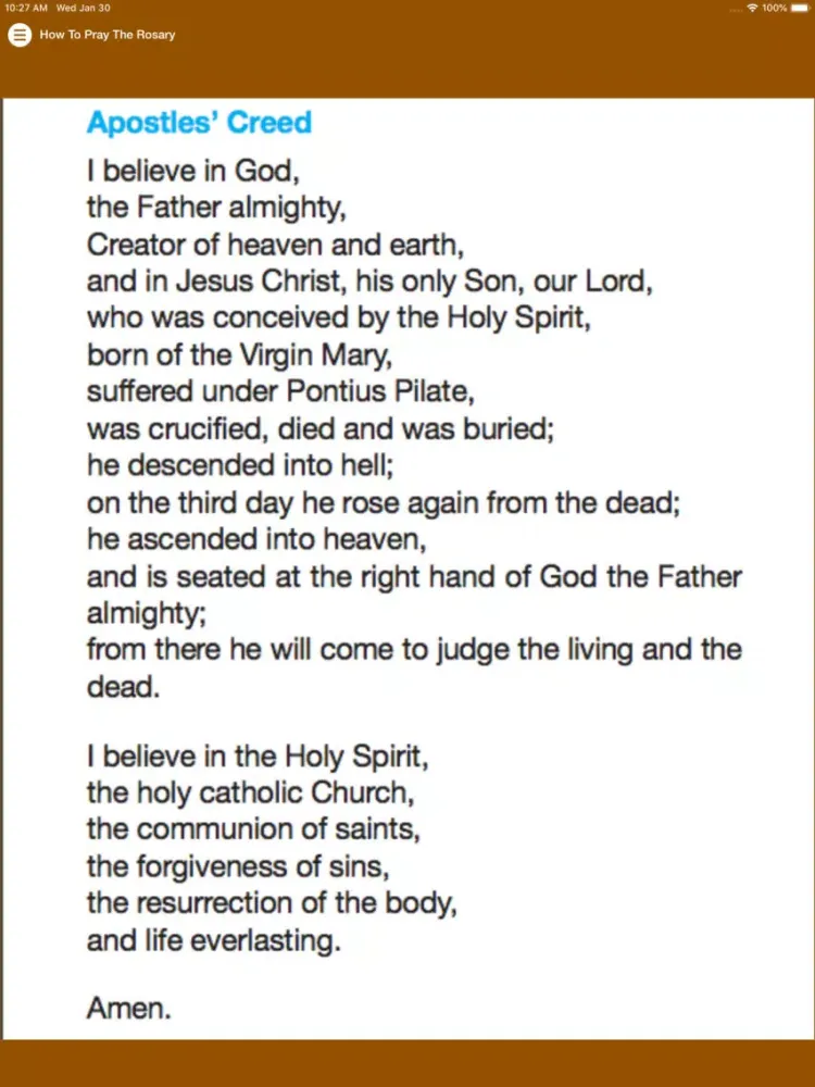 تصاویر How To Pray The Rosary iPad 