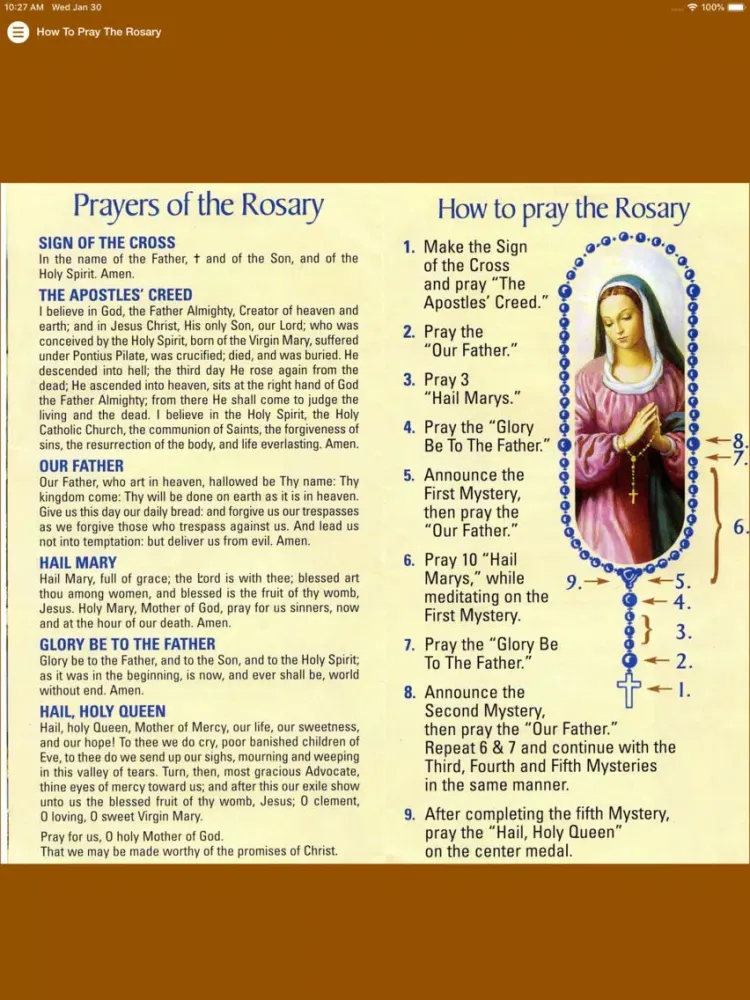 تصاویر How To Pray The Rosary iPad 