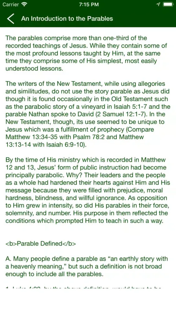 Parables Of Jesus Christ 1应用截图
